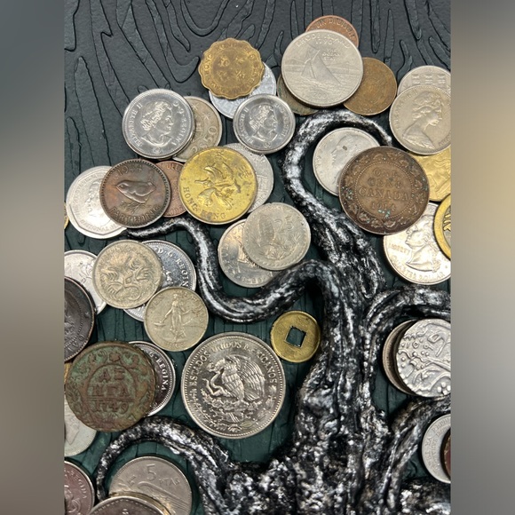 Bonsai Money Tree Portrait 14”x16” (Handmade) - Picture 2 of 4